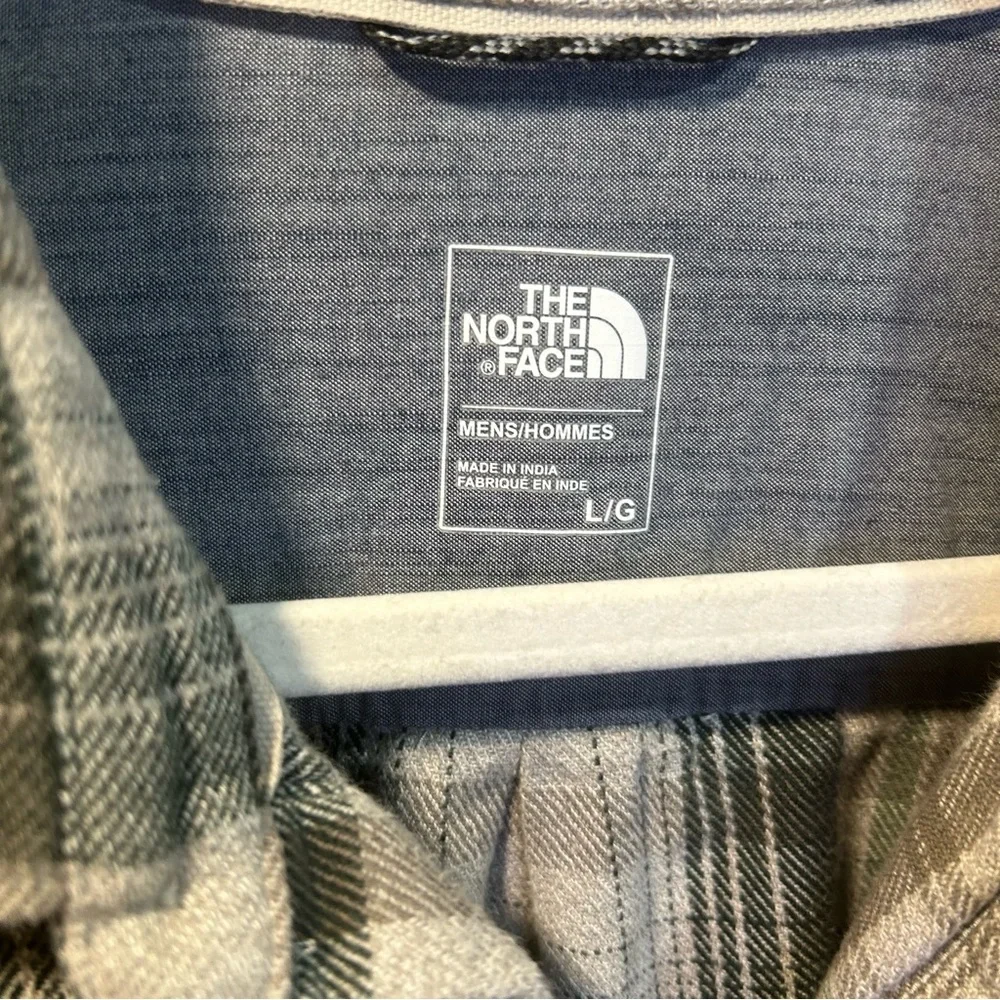 The North Face Men's Long Sleeve Flannel Shirt size L - Picture 3 of 11